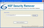 Remove Local NSF Security screenshot